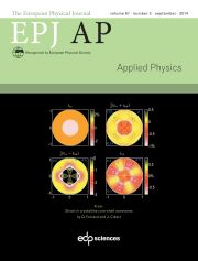 The European Physical Journal - Applied Physics